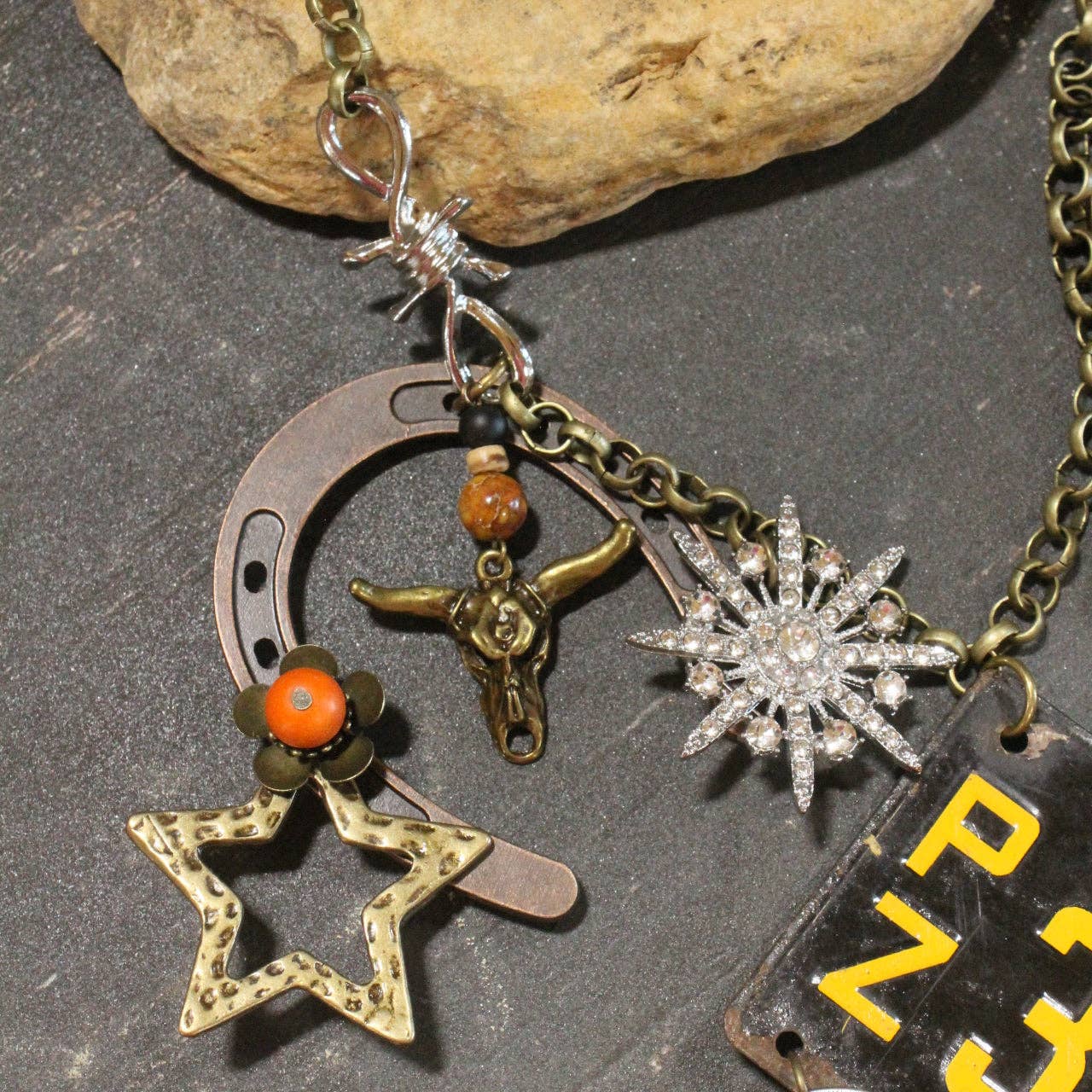 Travel Time In Texas Layered Necklace