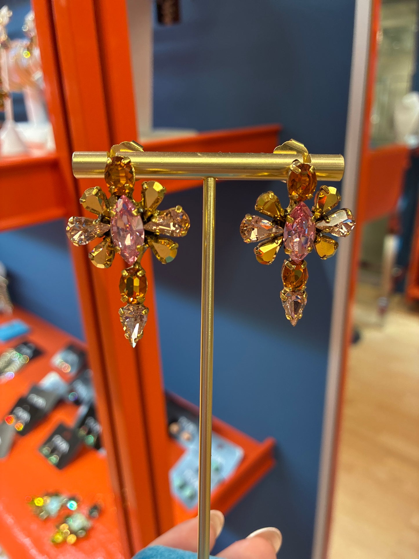 Autumn Dragonfly Earrings