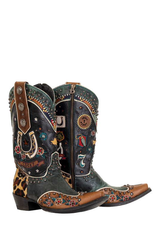 DOUBLE D x OLD GRINGO WOMEN'S LUCKY YOU 12" BOOT