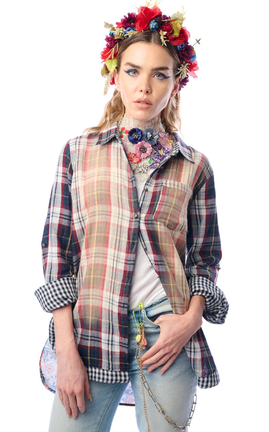 Strasburg Plaid Button Down Shirt