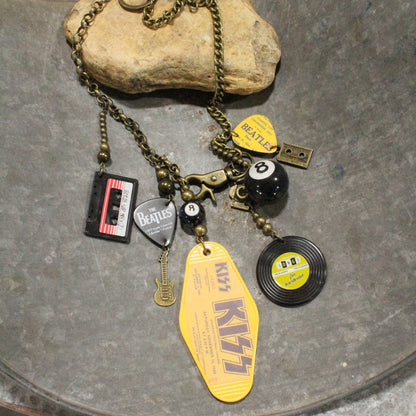 I Love Rock N Roll Charm'd Necklace