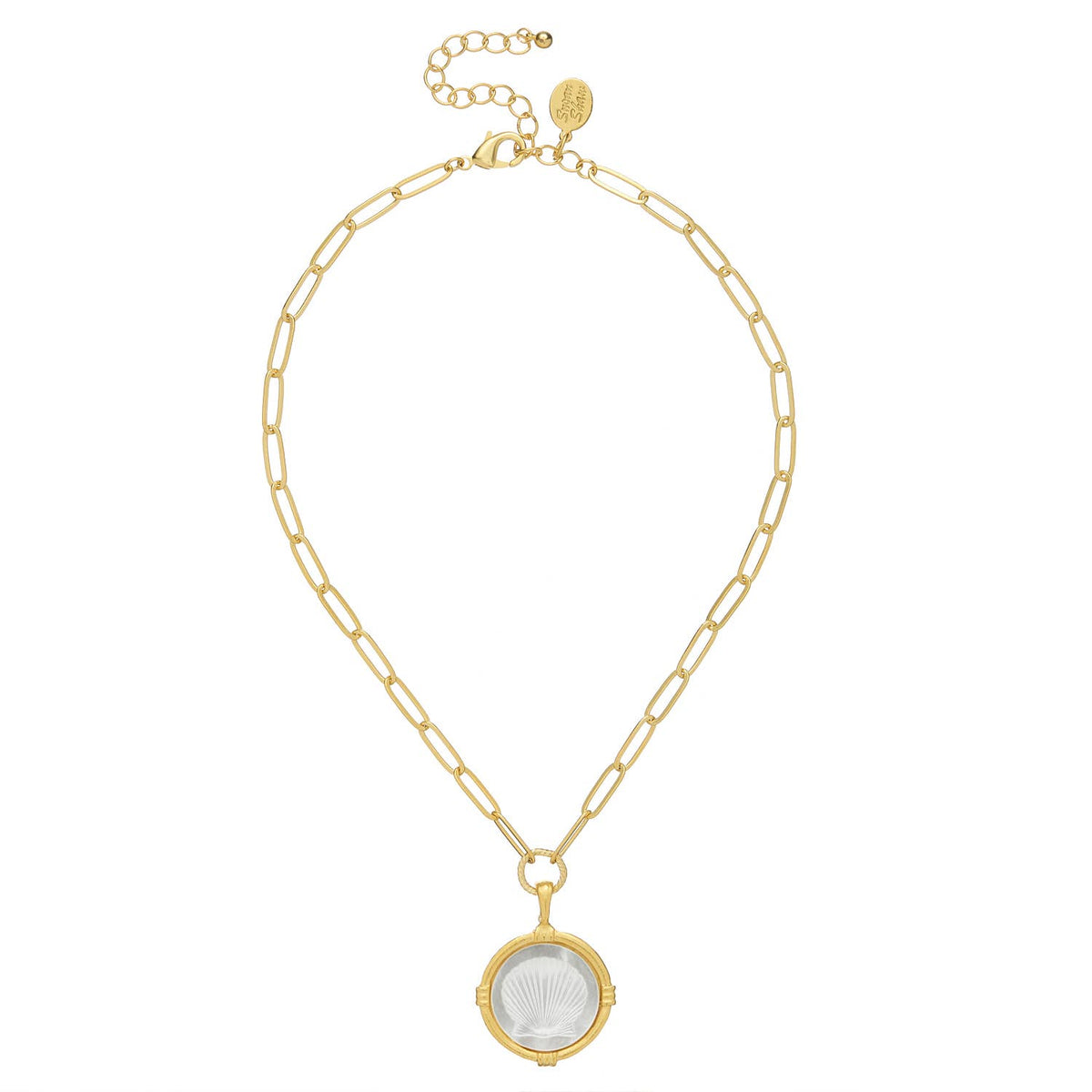 Ida Seashell Paperclip Necklace
