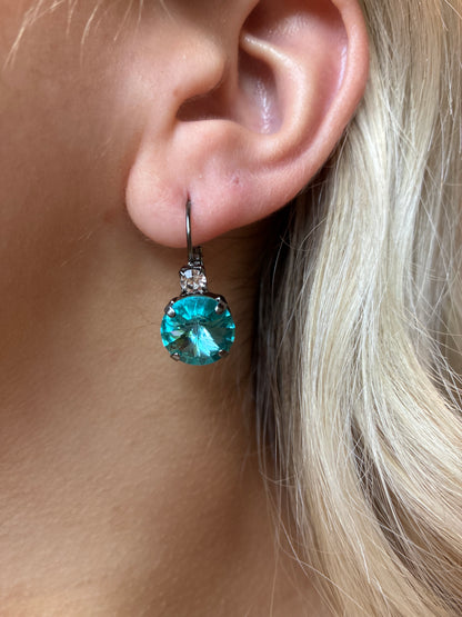 WETSTONE Hook Earring in Aqua Marine