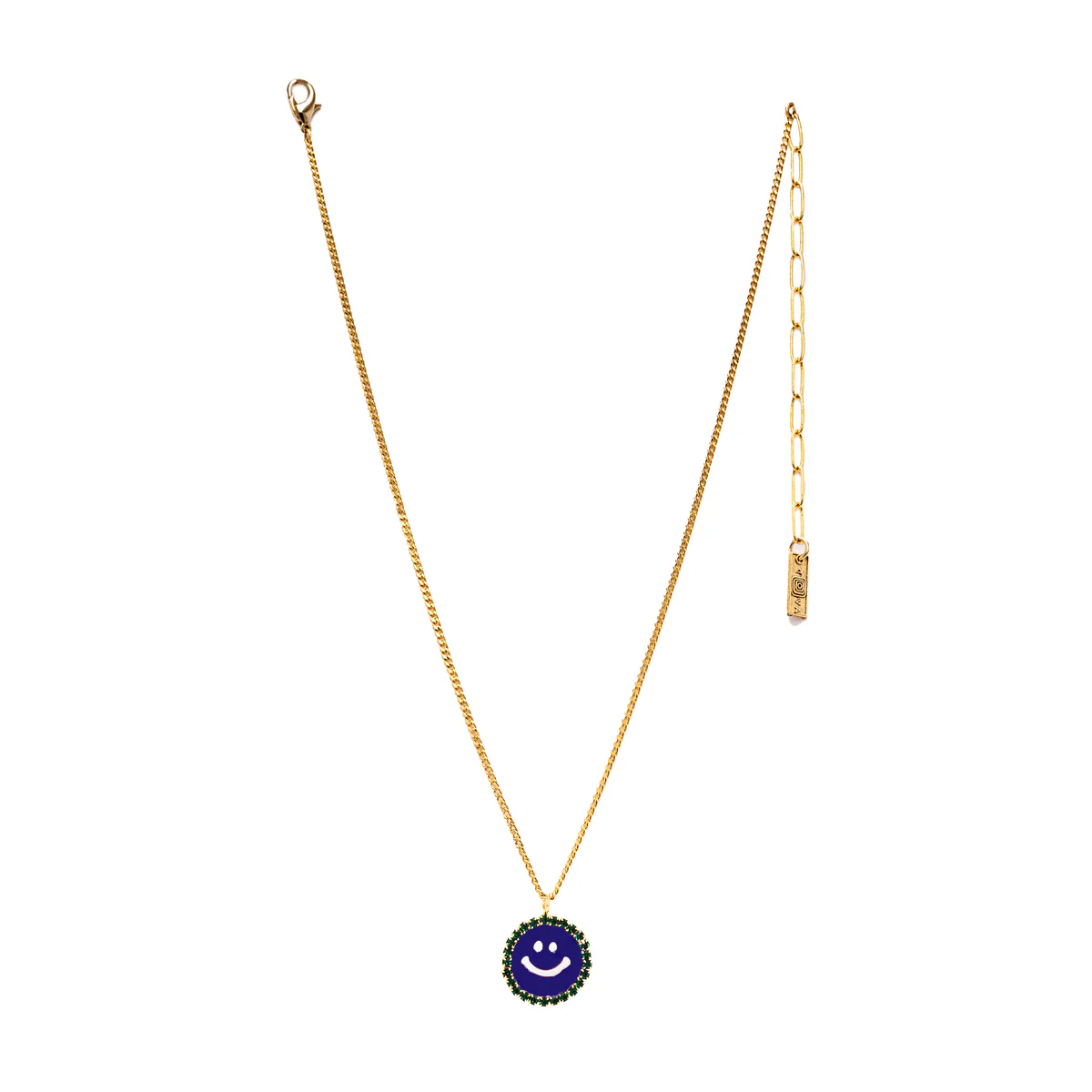 MINI BE HAPPY SMILEY FACE NECKLACE