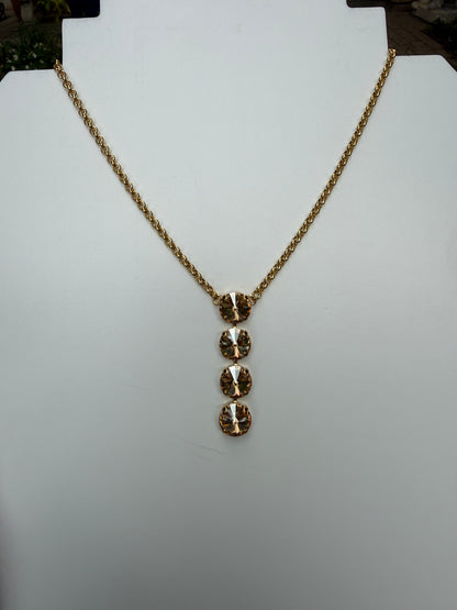 WETSTONE: Silk Sensation Noir Drop Necklace