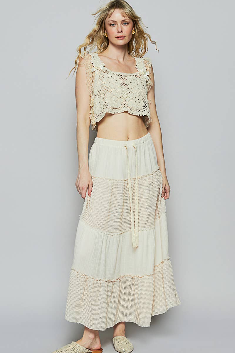Maggie Mae's Crochet Cropped Tank Top