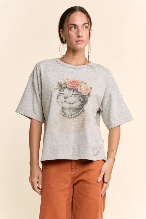 CROWNED KITTY T-SHIRT