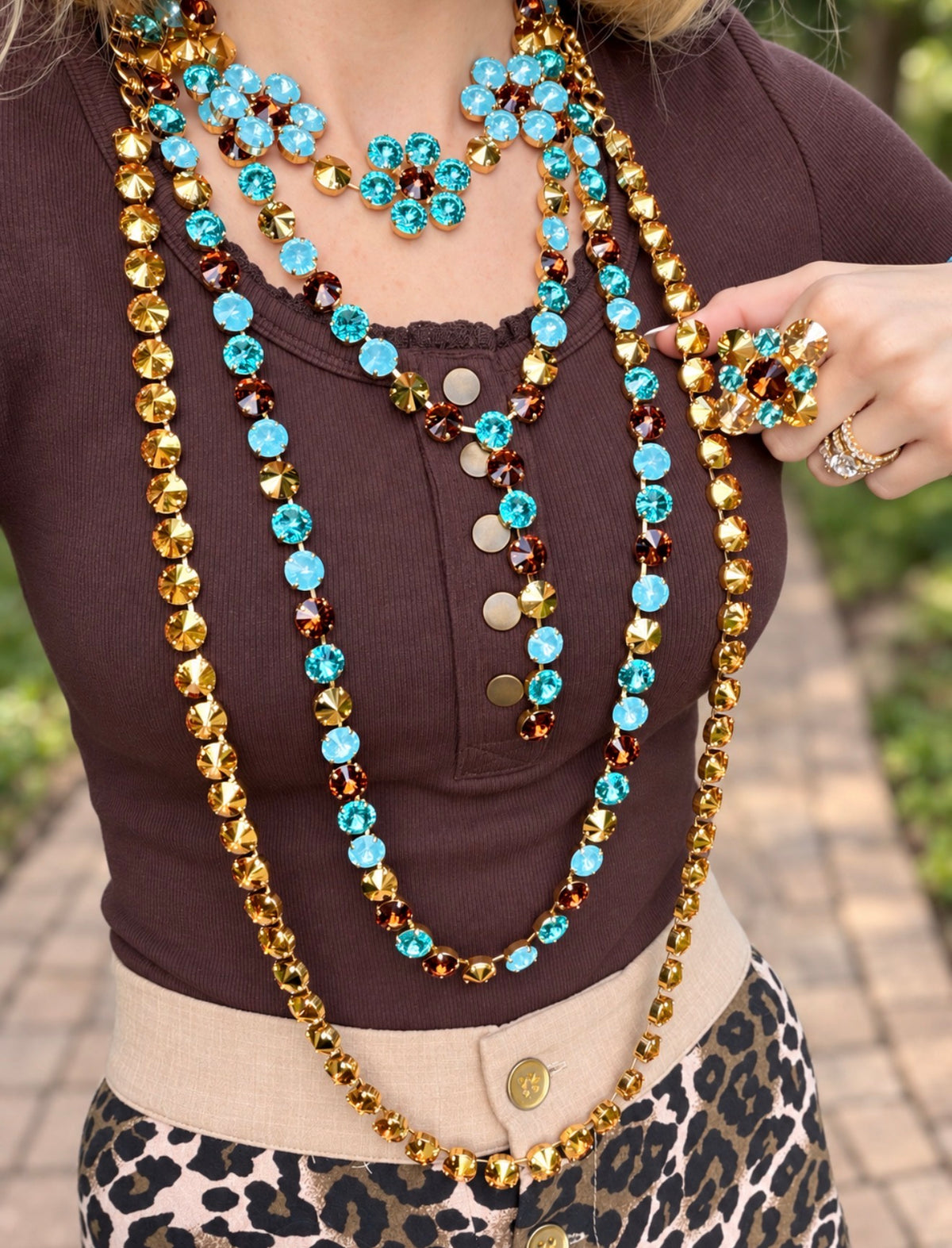 WETSTONE: Metallic Sunshine Sabine Necklace