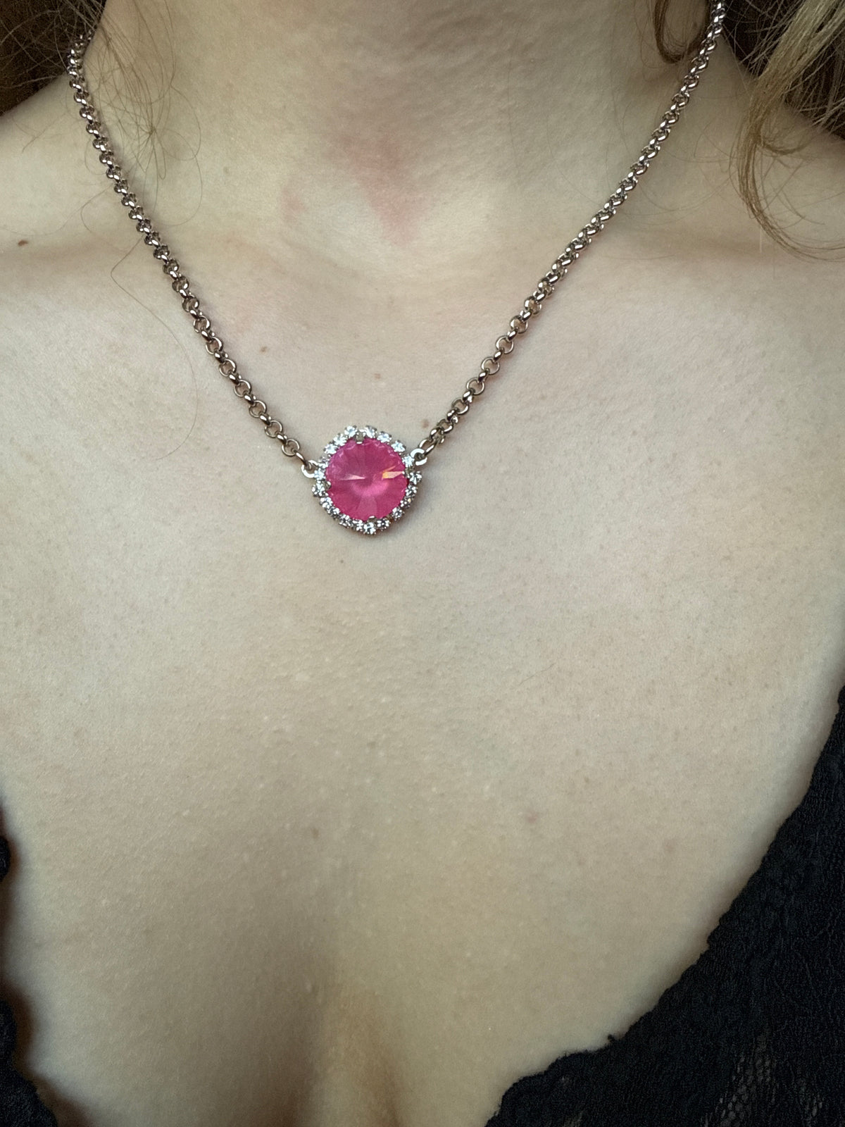 WETSTONE: Dahlia Drop Necklace (silver)