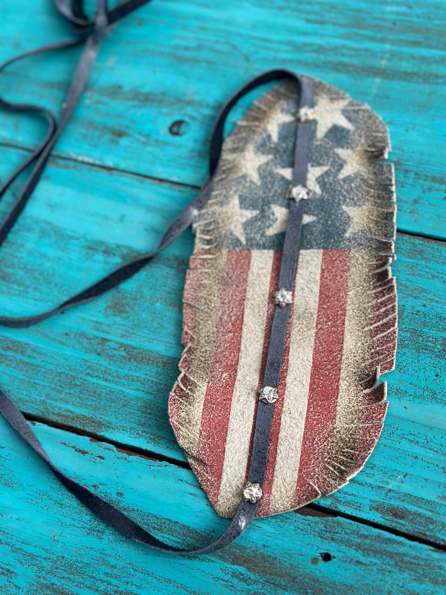 Large Feather Flag Hatband