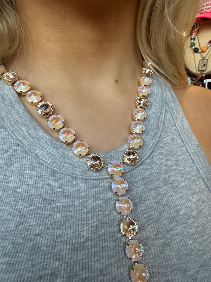 Wetstone: Bubbly Lariat necklace
