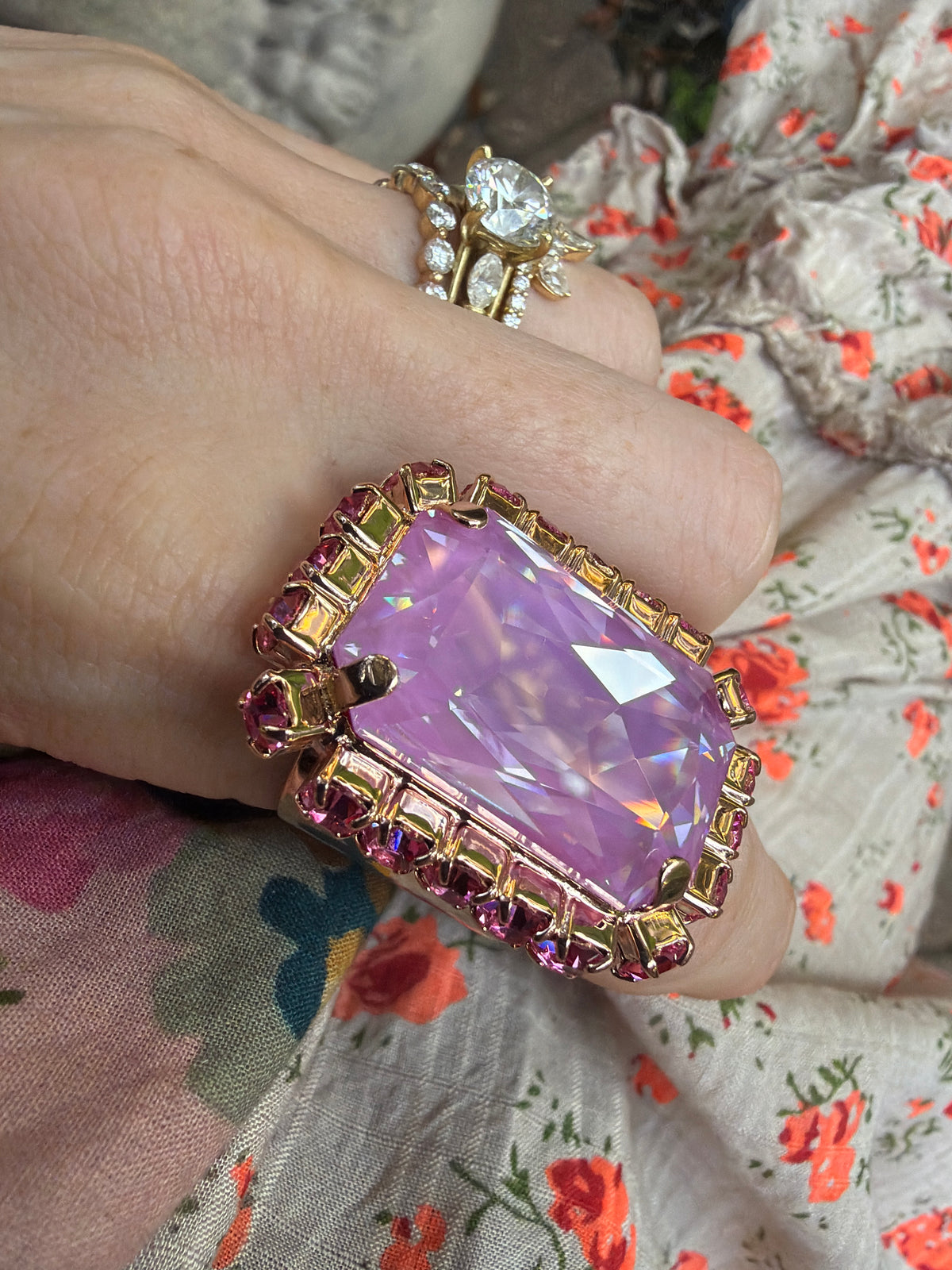 WETSTONE: Soft Purple Femme Fatale Ring