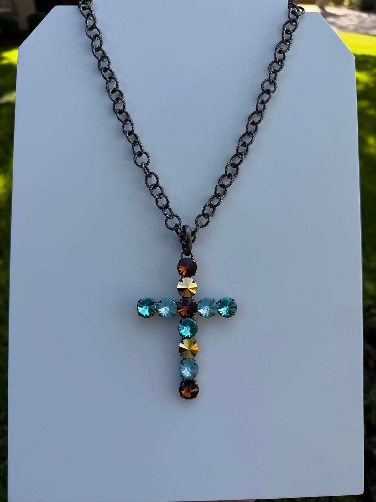 WETSTONE: Coastal Cowgirl 3” Cross Necklace
