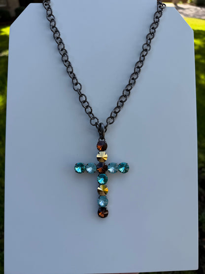 WETSTONE: Coastal Cowgirl 3” Cross Necklace