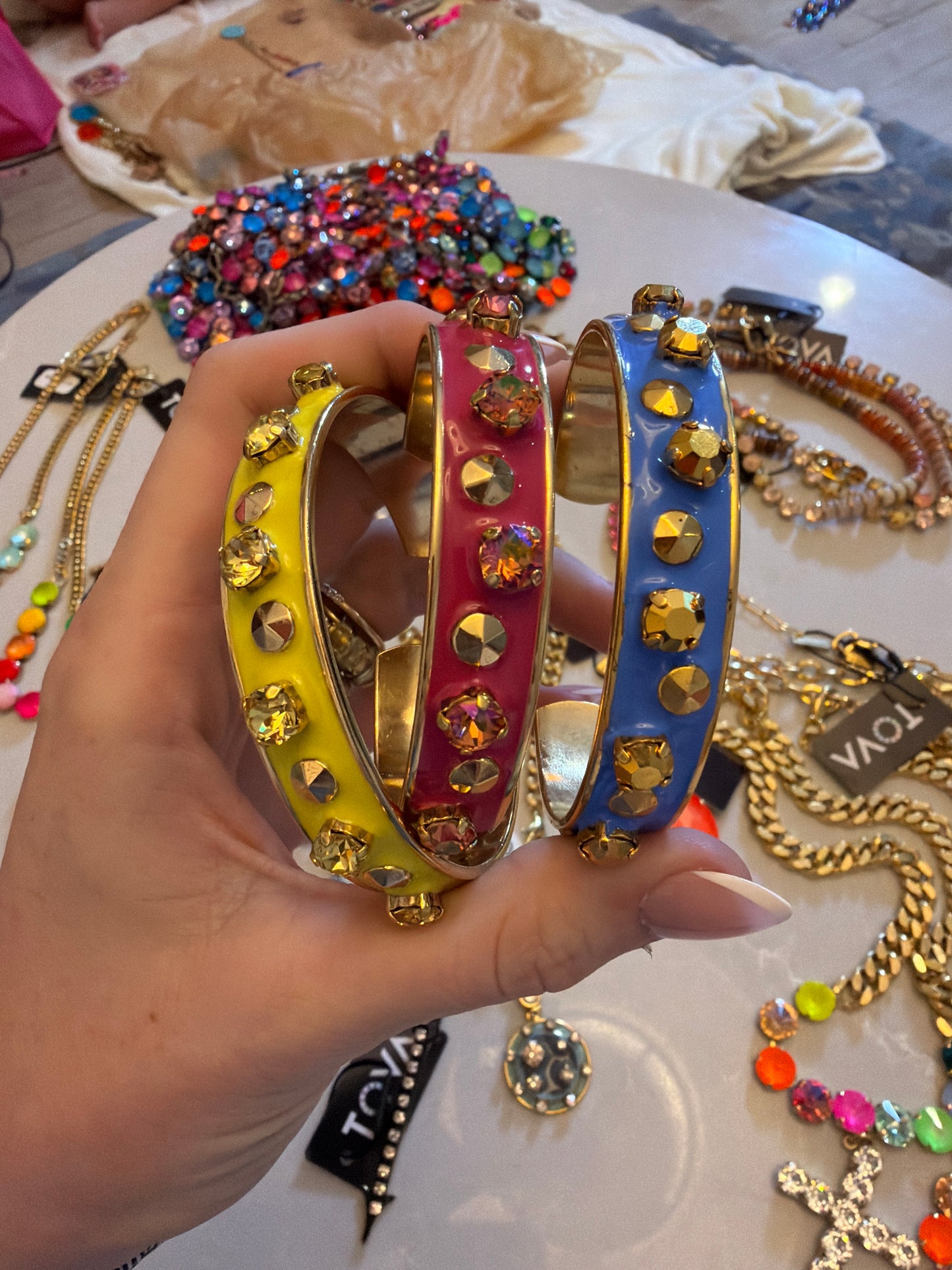 ENAMEL CUFFS!!!