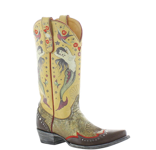 Coraline 13in Gold and Black Mermaid Old Gringo