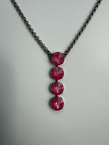 WETSTONE: Dahlia Noir Drop Necklace
