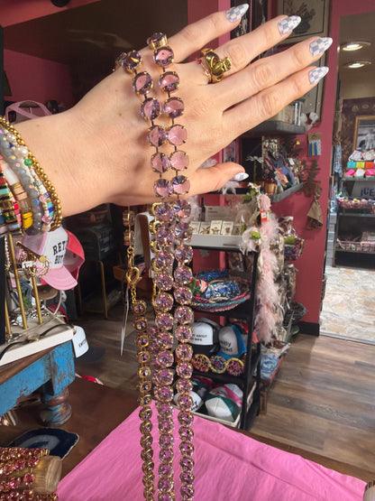 Celia Necklace in Violet Unfoiled