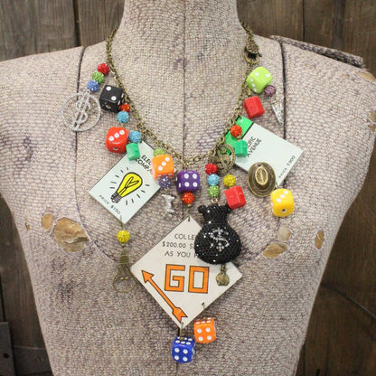 Go to Jail Monopoly Charm’d Necklace