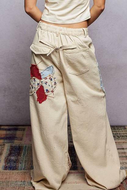 American Flag Patch Pants