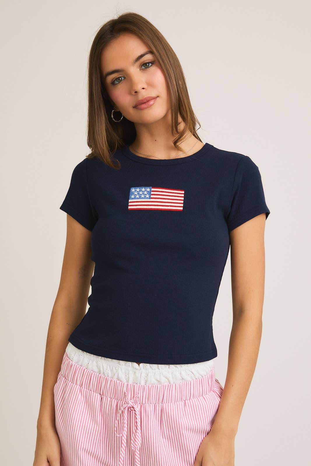 SHORT SLEEVE USA T-SHIRT