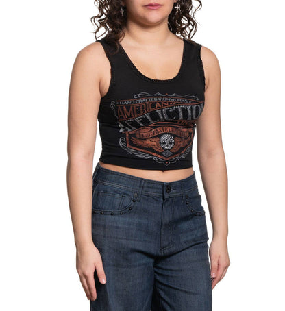 Fuel Injected Crop Tank Top
