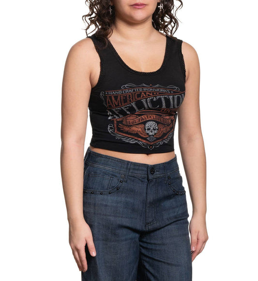 Fuel Injected Crop Tank Top