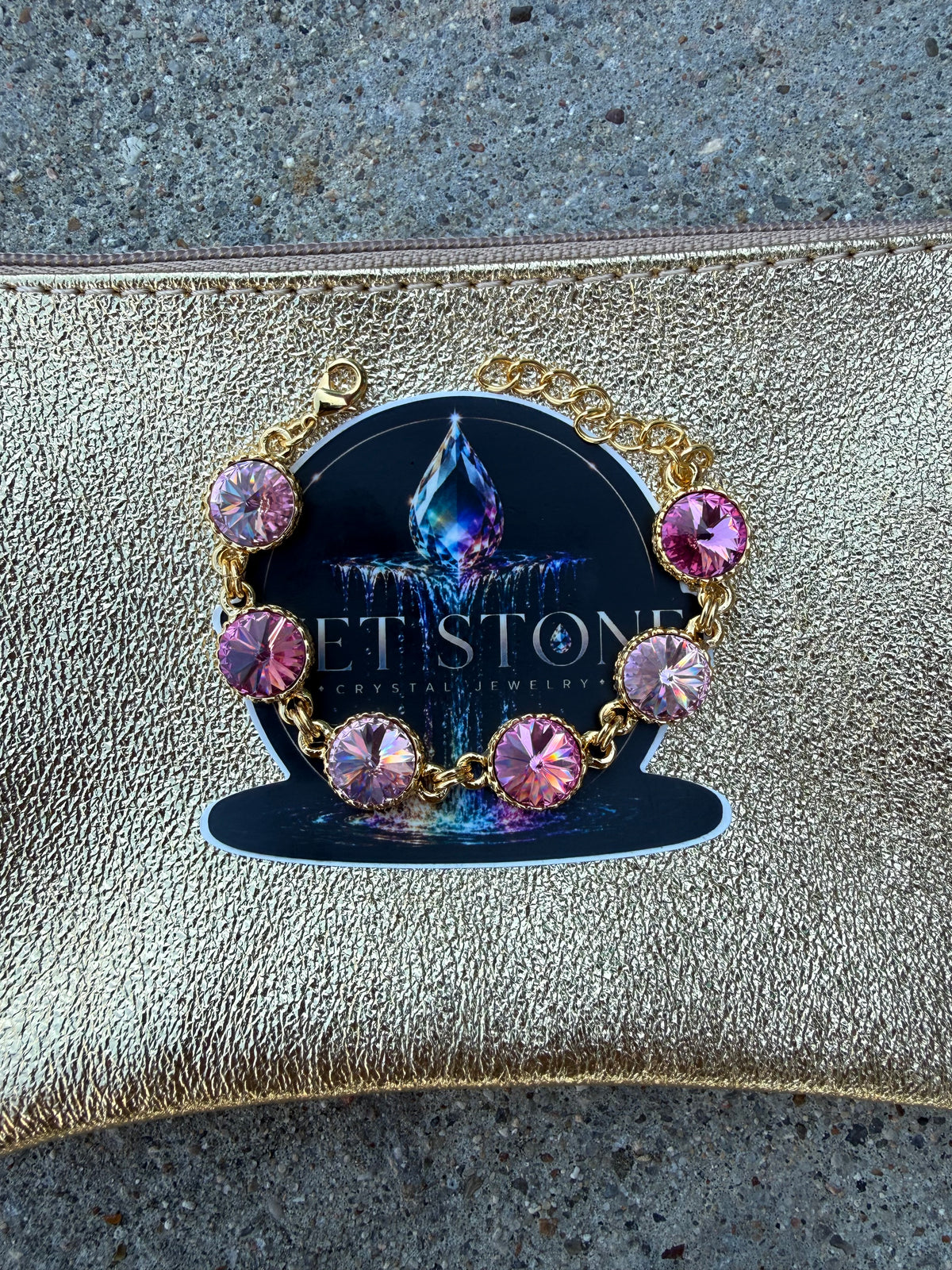 WETSTONE: Blushing Pink Medieval Bracelet