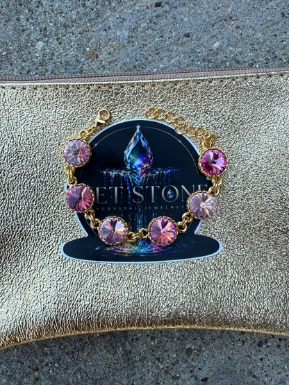 WETSTONE: Blushing Pink Medieval Bracelet