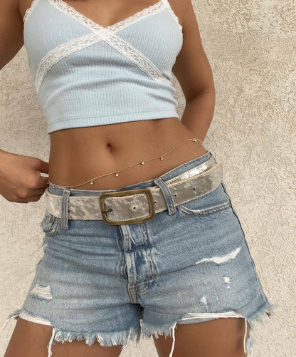 Always Misbehavin' Cowhide Belt