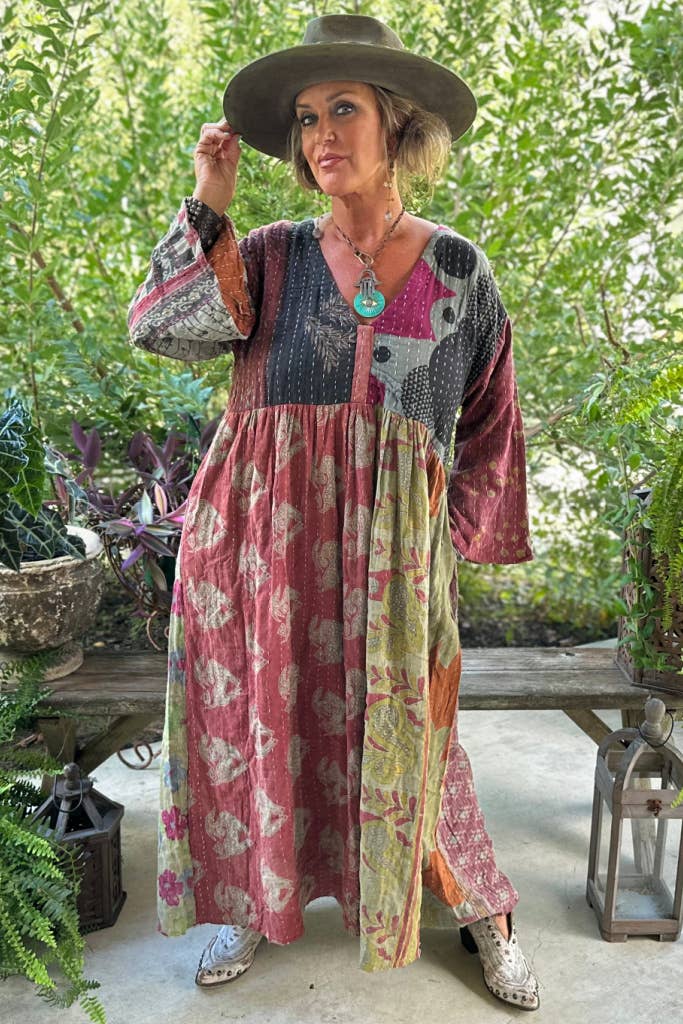 Kantha Sunrise Dress