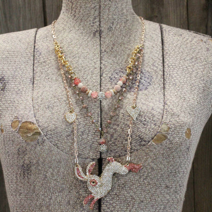 Dazzled Hare Charm'd Necklace