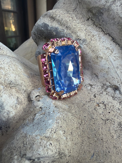 WETSTONE: Soft Blue Femme Fatale Ring