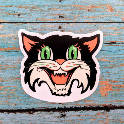 Black Cat Bumper Sticker