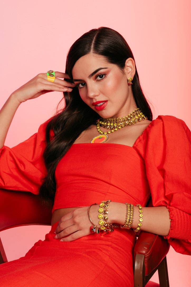 Jacci Ring in Enamel