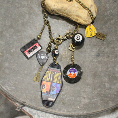 I Love Rock N Roll Charm'd Necklace