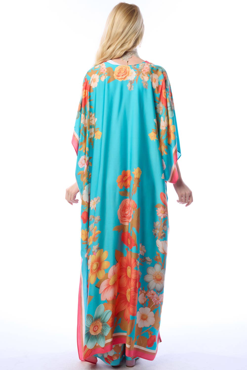 Floral Garden Maxi Kimono