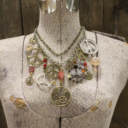 Peace & Love Charm’d Necklace