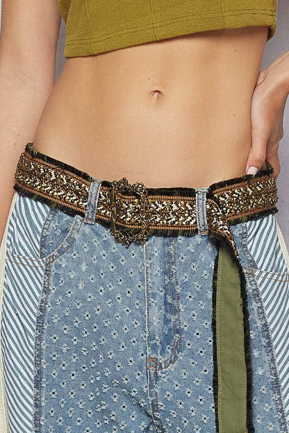 Debutant Rebel Belt in Velvet