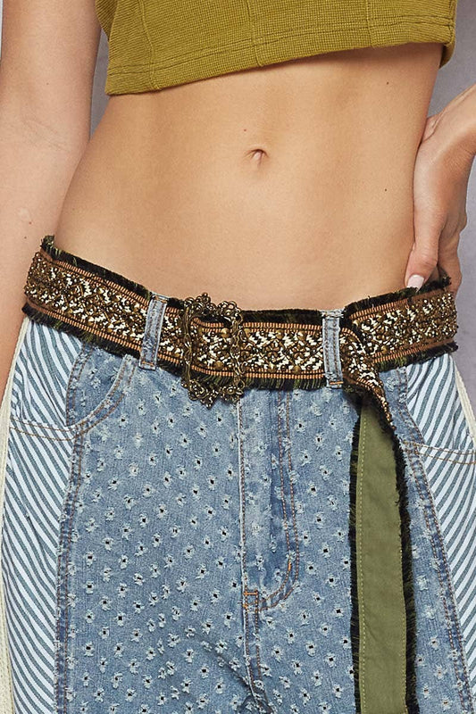 Debutant Rebel Belt in Velvet