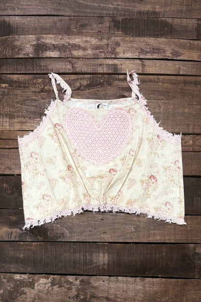 Always In My Heart Tank Top- Rose