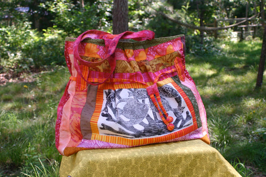 'Pwason' Fish Print Shoulder Bag