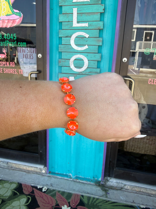 WETSTONE: Electric Orange Majesty Bracelet