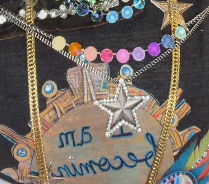 MEGA LAYERED SILVER STAR NECKLACE FAIRY DUST