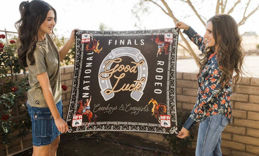 NFR Lucky Horseshoe Wild Rag Scarf