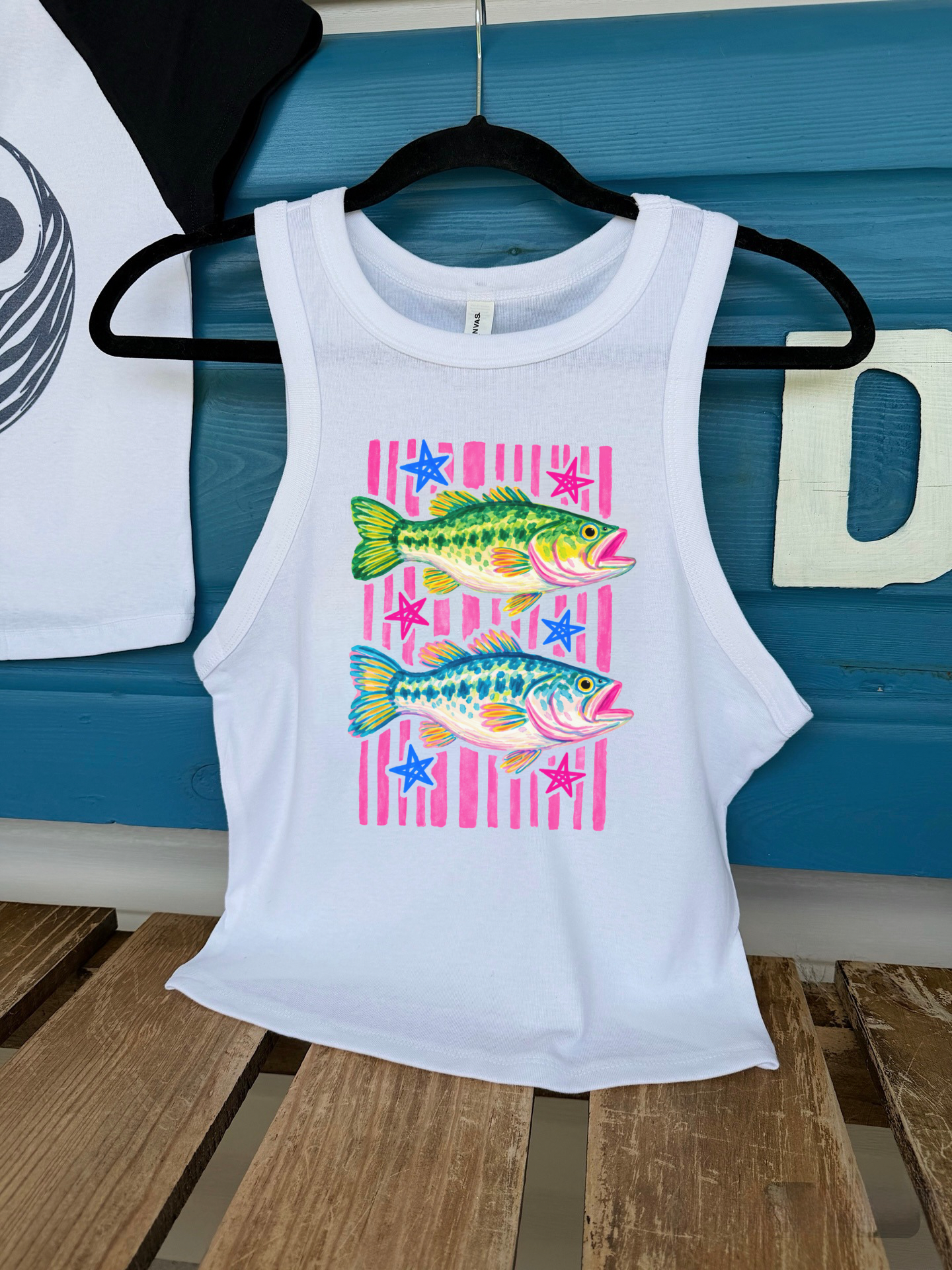 Preppy Fish Cropped Tank