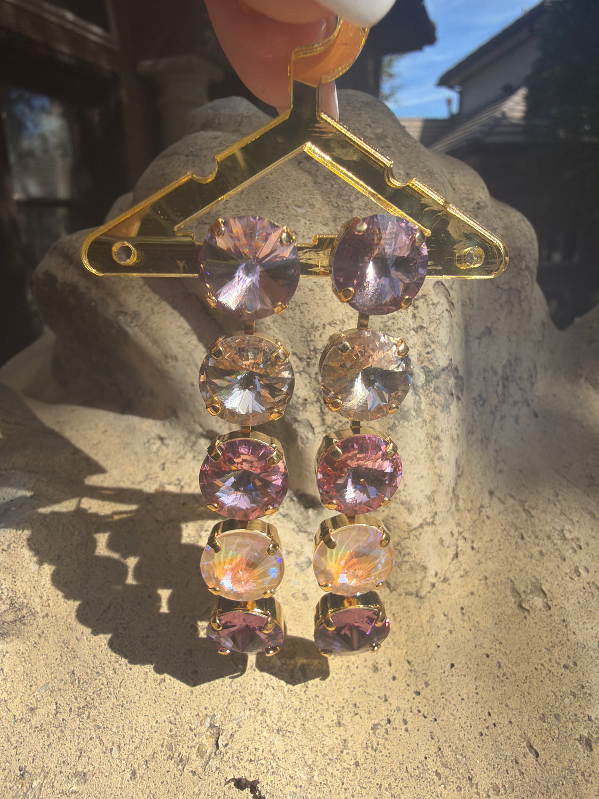 WETSTONE: Victorian Blooms 5- Drop Earrings