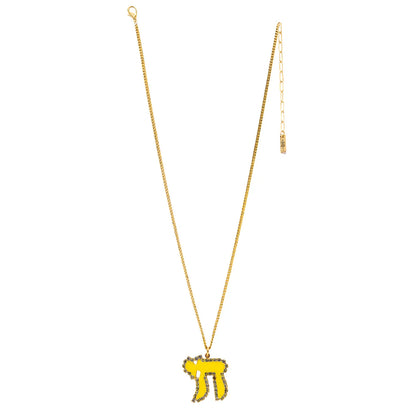 Neon Chai Necklace