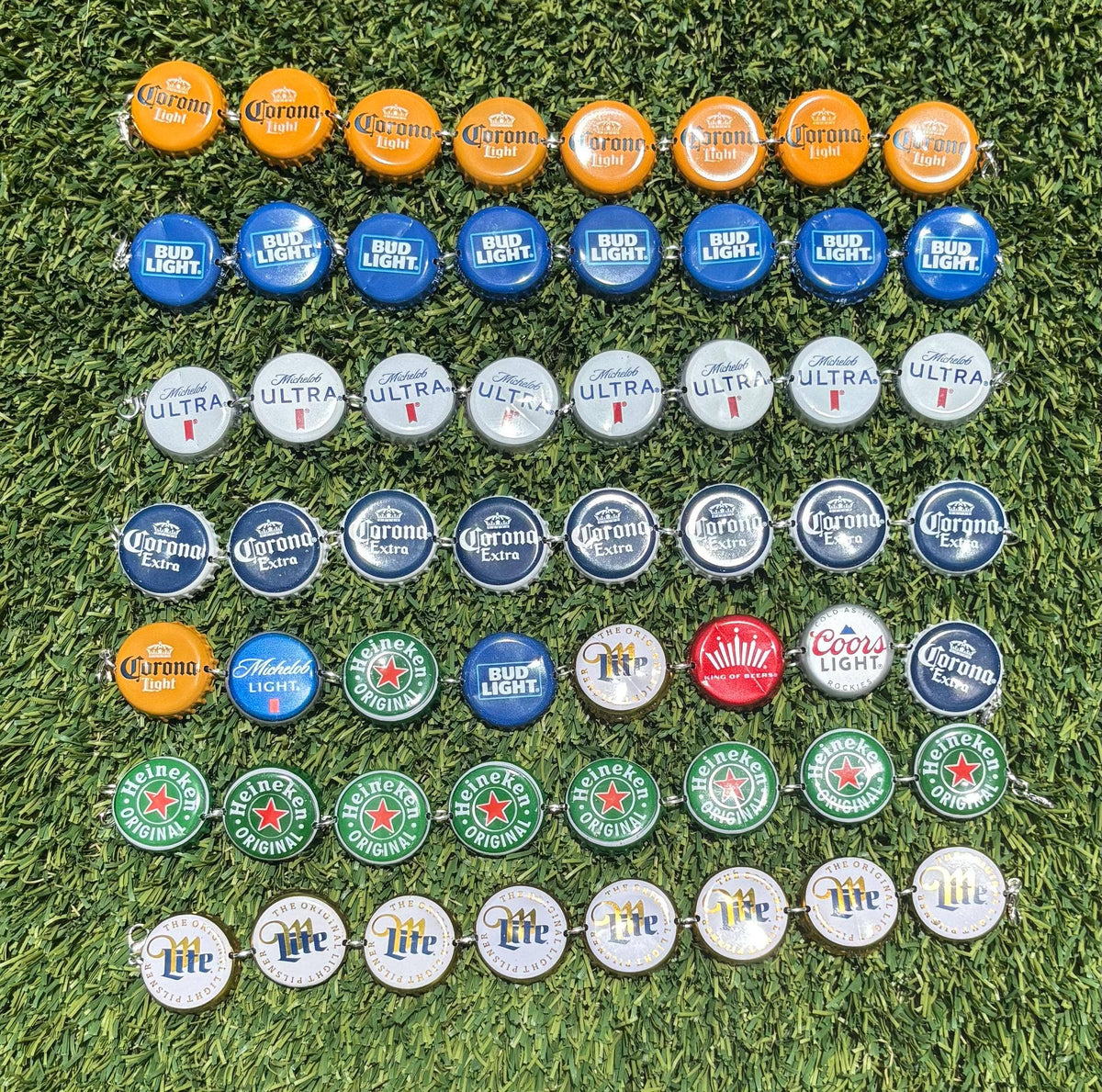 Beer Bottle Hat Chain