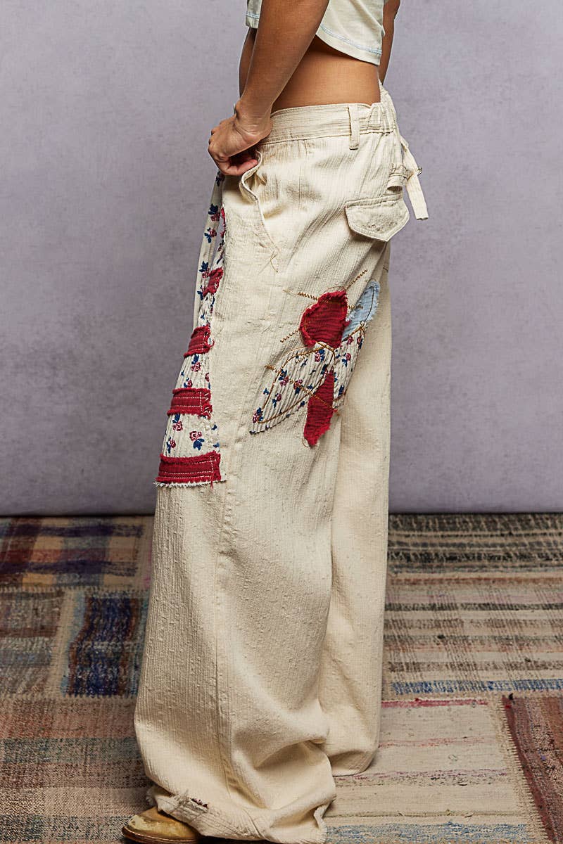 American Flag Patch Pants